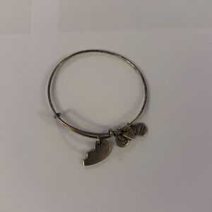 Alex and Ani - Silver Friends Charm Bangle Bracelet
